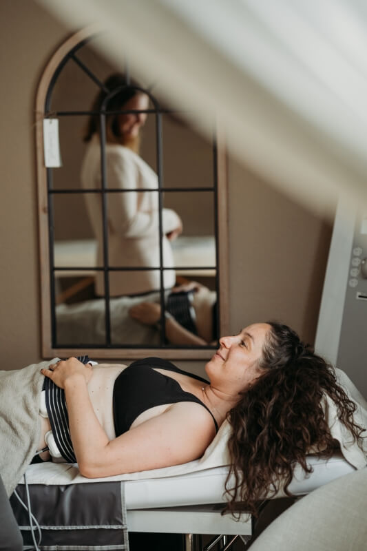 Abnehmen im Liegen Anwendung